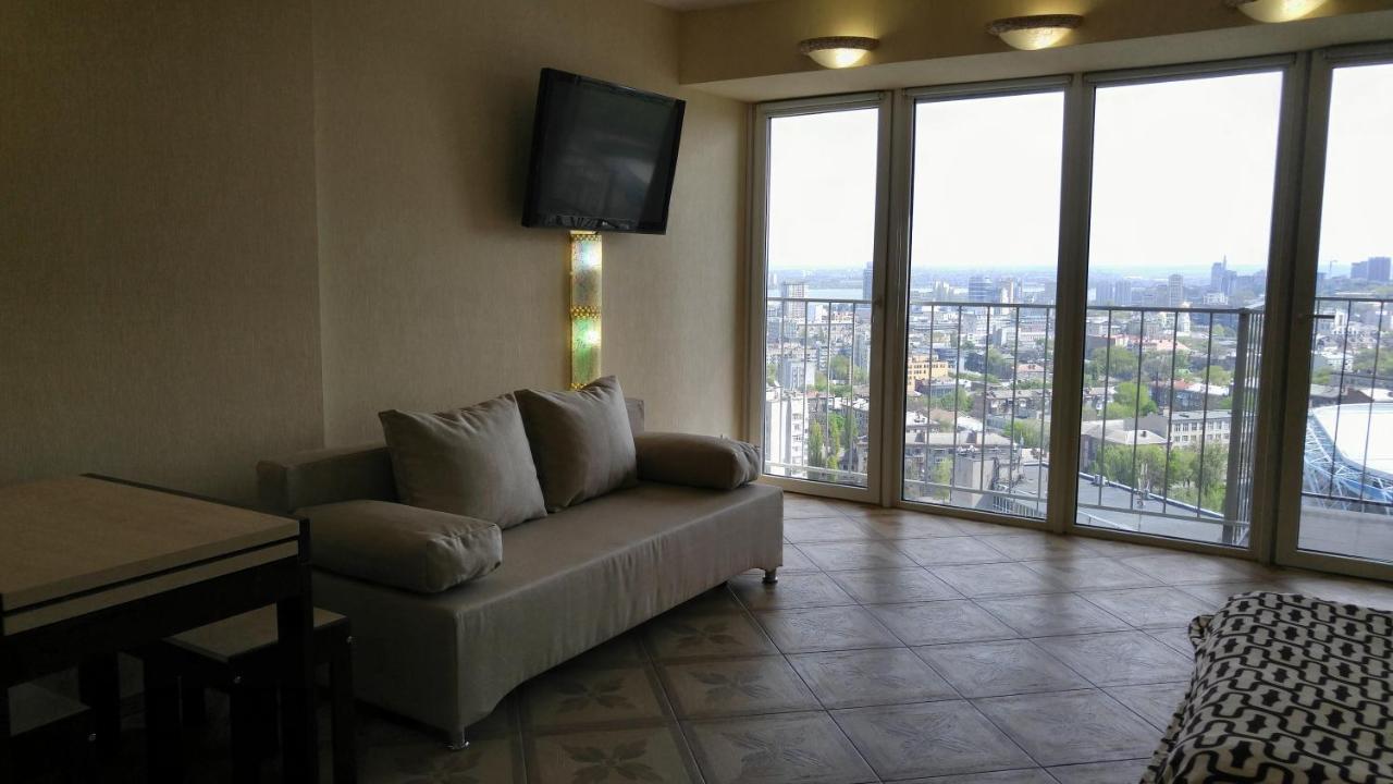 Apartment Near Dnipro Arena Exteriör bild